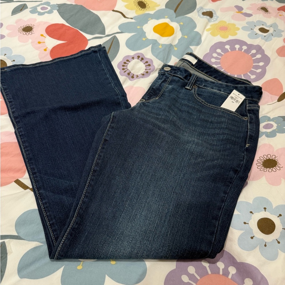 Women's Gap Long & Lean Dark Blue Jeans